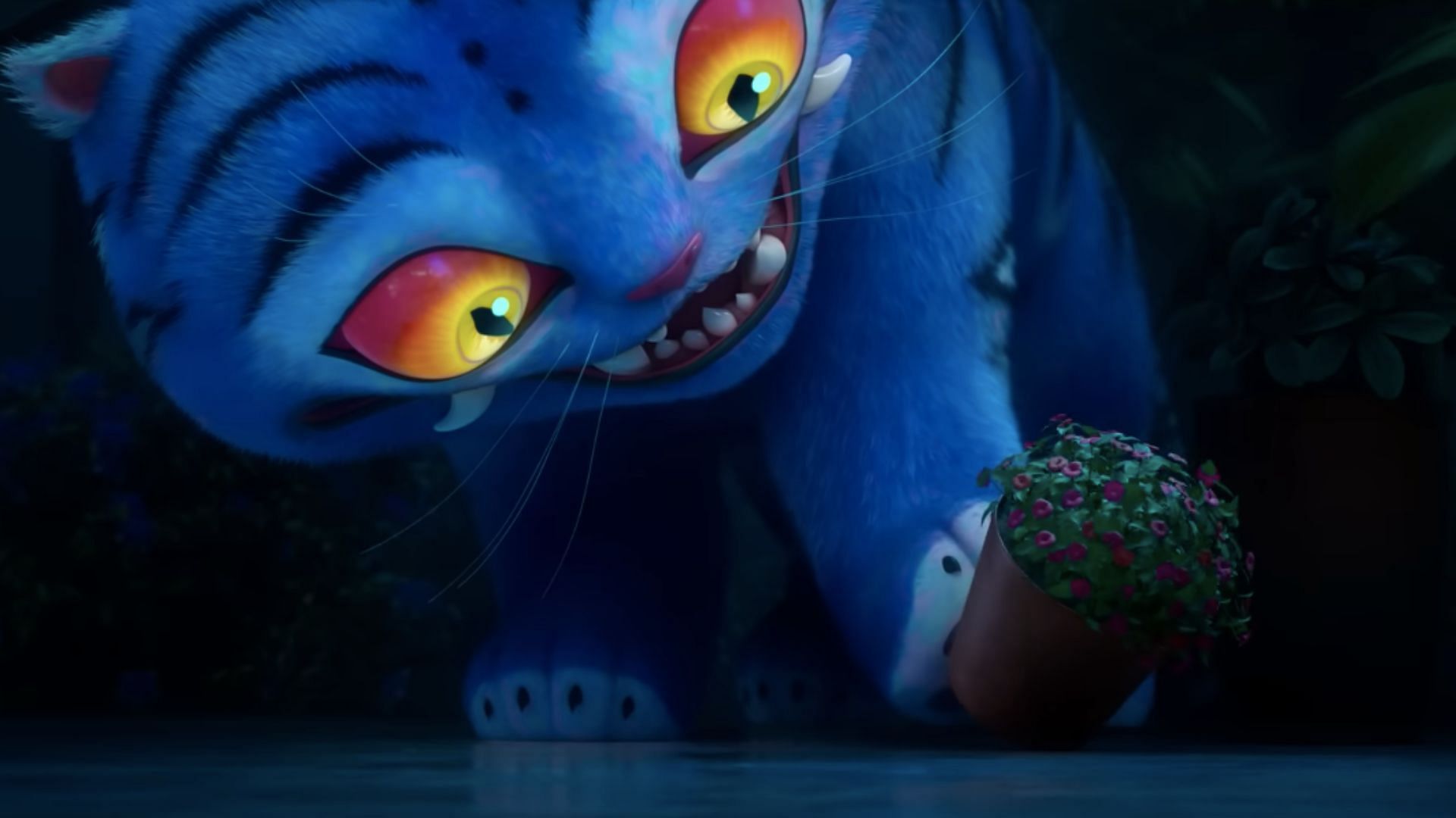 The planter scene (Image via YouTube/Netflix Family)
